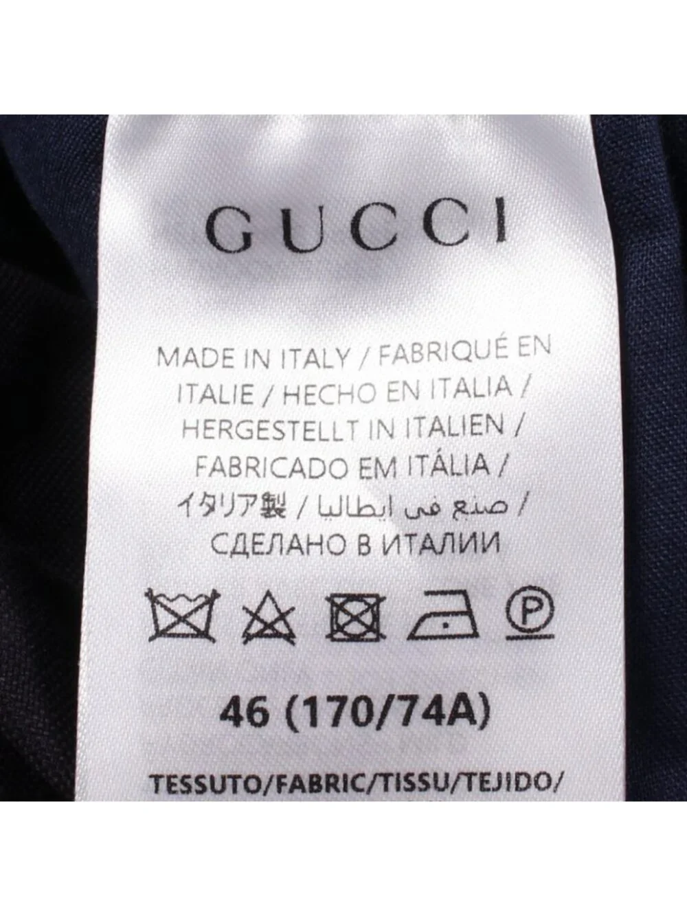 Gucci Pants Logo Embroidery Short Cotton